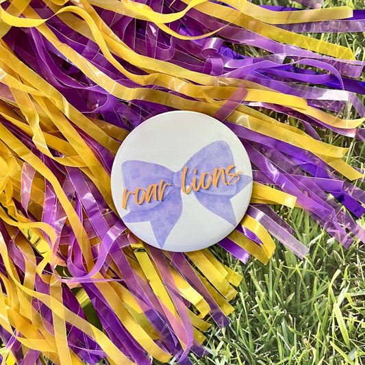 Roar Lions Bow Button