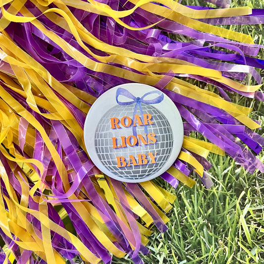 Roar Lions Disco Button