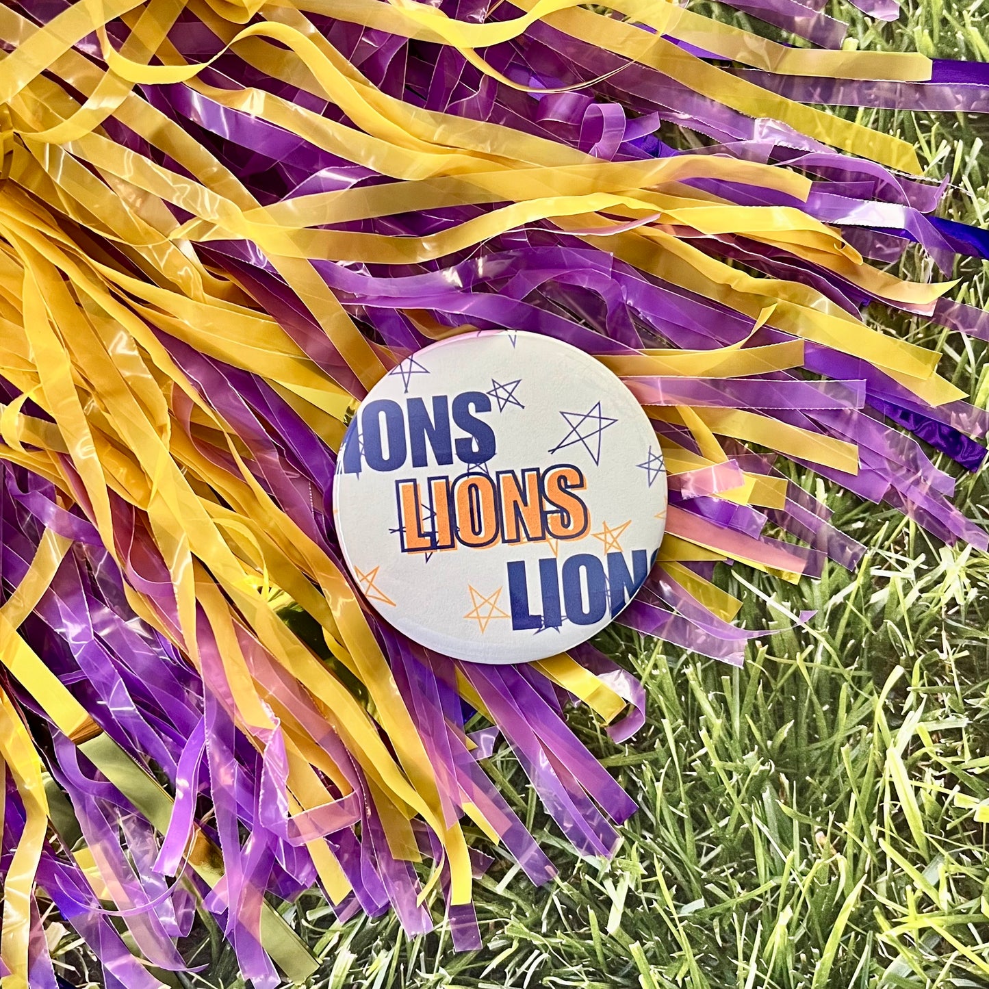 Lions Lions Lions Star Button