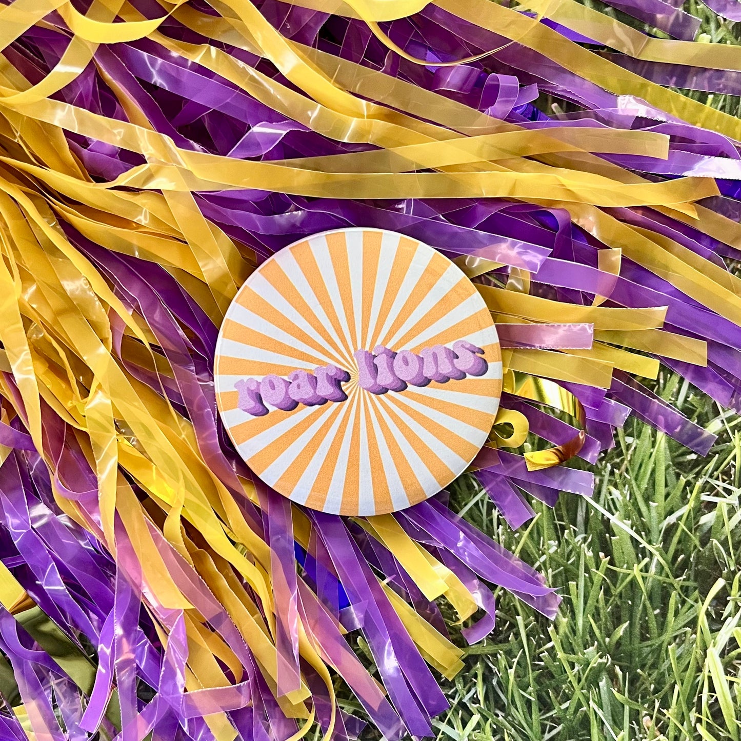 Roar Lions Starburst Button