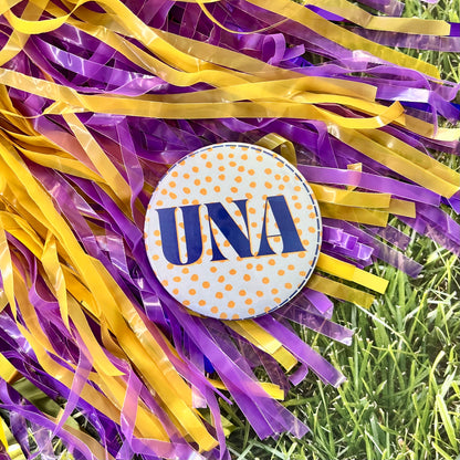 UNA Polka Dot Button